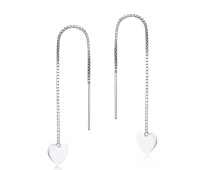 Silver Chain Earring ECD-07